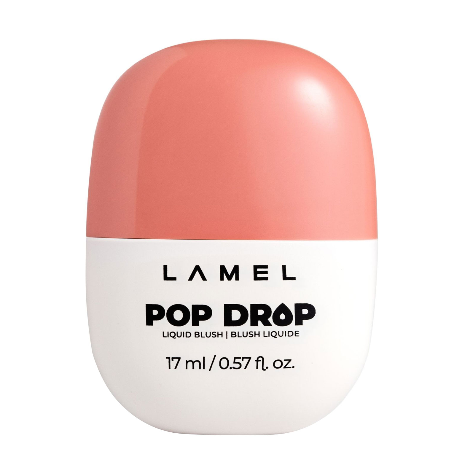 Рідкі рум'яна для обличчя LAMEL Make Up Pop Drop Liquid Blush 01, 17 мл